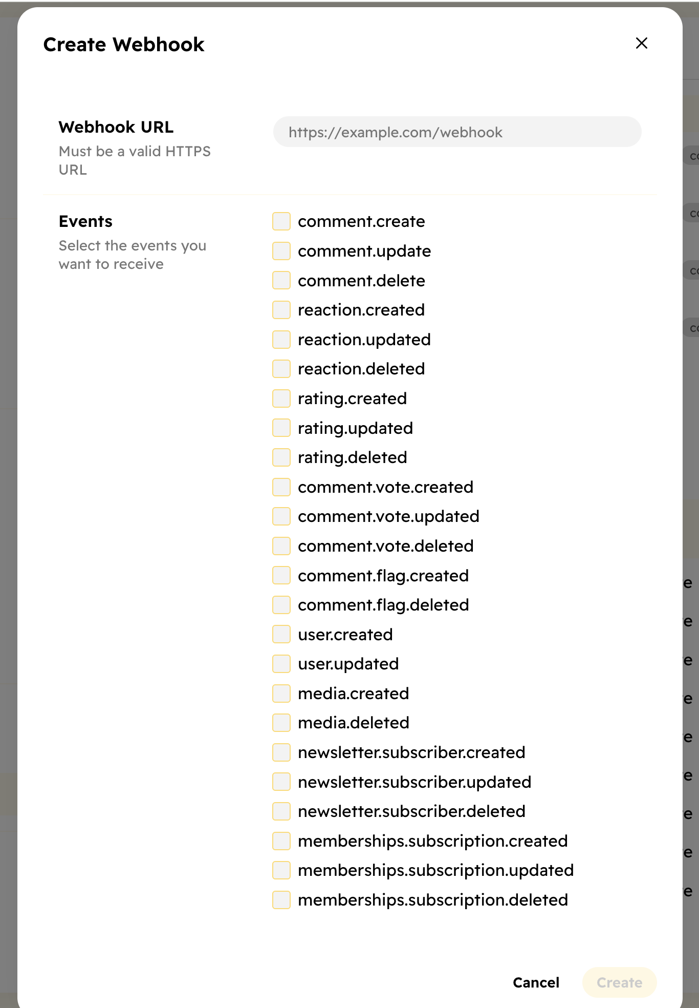 Ajouter un webhook